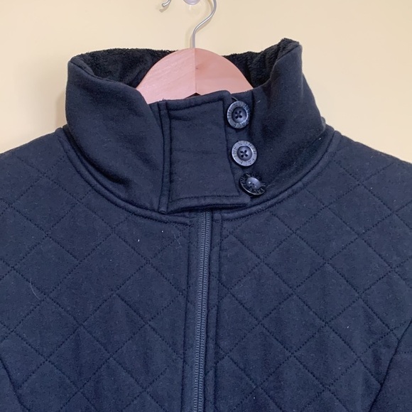 The North Face | Black Caroluna Quilted Raschel Oso Fleece Lined Zip Jacket S - Picture 15 of 17